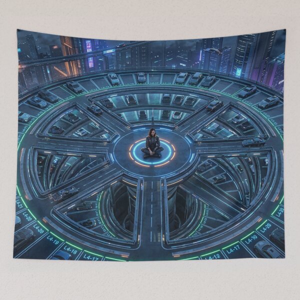 Item preview, Futuristic floating platform vision designed and sold by Sigtrix.