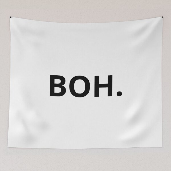 Item preview, Boh Minimal Meme Italiano Aesthetic designed and sold by ade-datt.