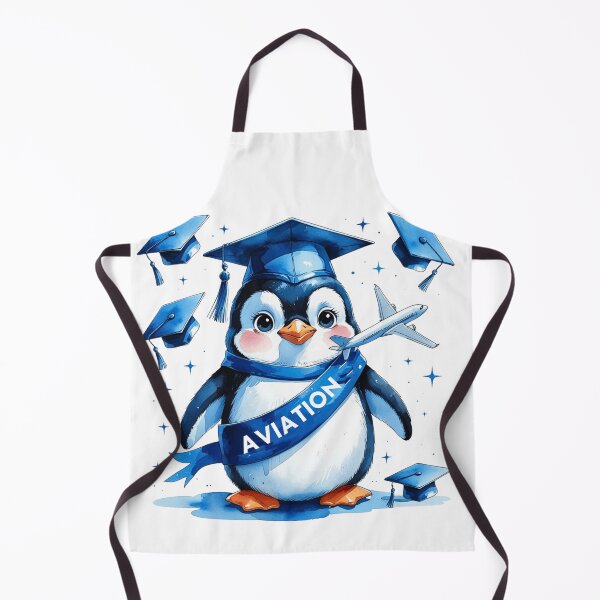 Item preview, Cute Penguin Aviation Pilot Graduate Art designed and sold by AQUILAKREO.