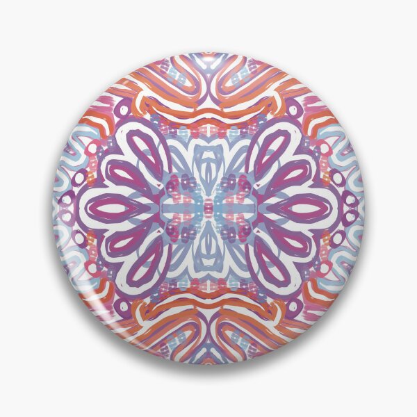 Item preview, Bohemian Symmetrical Abstract Moon Mandala Pattern designed and sold by Seamlessly Buffalo.