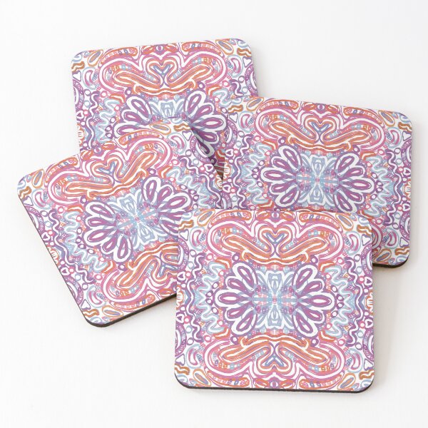 Item preview, Bohemian Symmetrical Abstract Moon Mandala Pattern designed and sold by Seamlessly Buffalo.