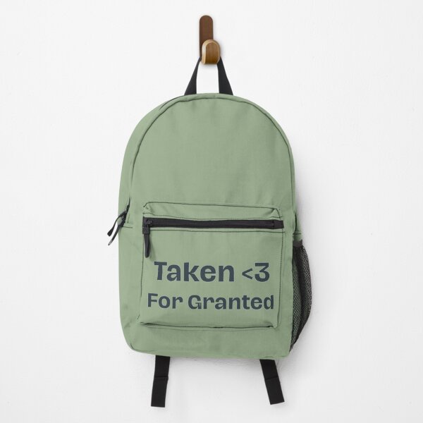 Item preview, Taken For Granted Funny Relationship Pun Typography Design designed and sold by Artsy Corner.