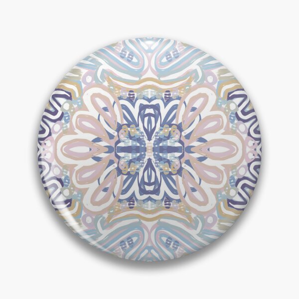 Item preview, Bohemian Symmetrical Abstract Moon Mandala Pattern designed and sold by Seamlessly Buffalo.