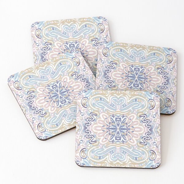 Item preview, Bohemian Symmetrical Abstract Moon Mandala Pattern designed and sold by Seamlessly Buffalo.