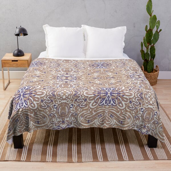Item preview, Bohemian Symmetrical Abstract Moon Mandala Pattern designed and sold by Seamlessly Buffalo.