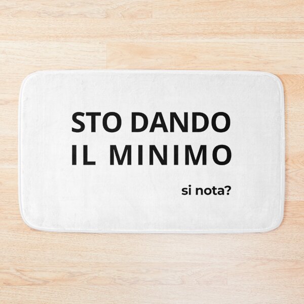 Item preview, Sto Dando il Minimo Meme Lavoro Ironico designed and sold by ade-datt.