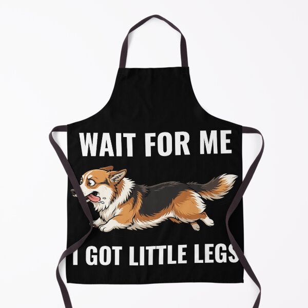 Item preview, Funny Running Corgi Wait For Me I Got Little Legs - Short Legged Dog designed and sold by AdriqnArt.