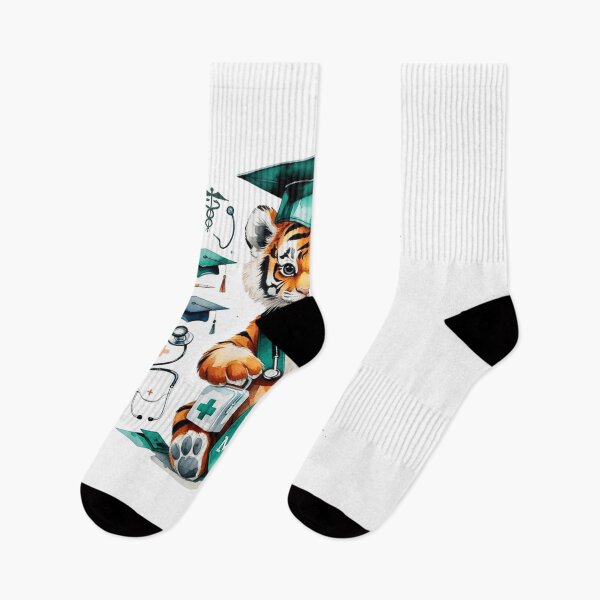 Item preview, Watercolor Tiger Medical School Doctor Graduate designed and sold by AQUILAKREO.