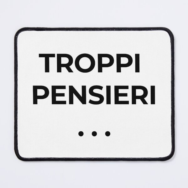 Item preview, Troppi Pensieri Ansia Meme Italiano designed and sold by ade-datt.