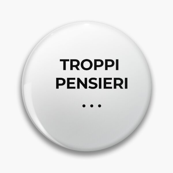 Item preview, Troppi Pensieri Ansia Meme Italiano designed and sold by ade-datt.