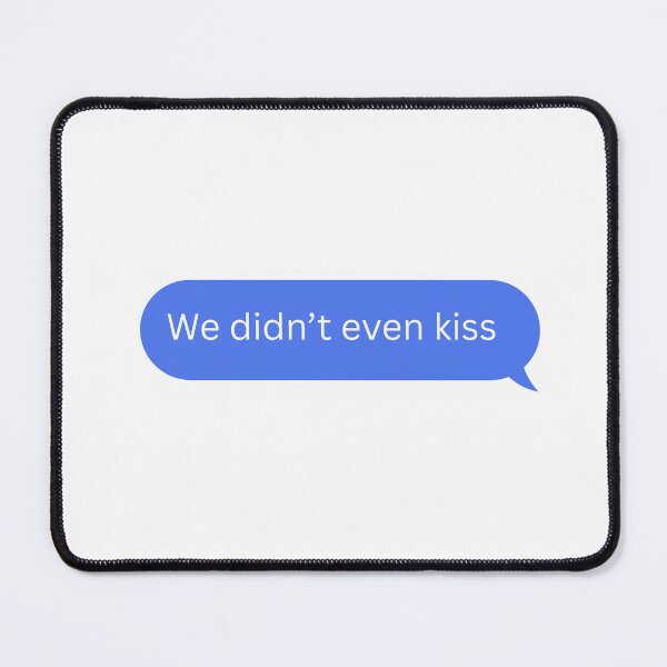 Item preview, WE DIDNT EVEN KISS / HEATED RIVALRY STICKER designed and sold by macyjeanmiles.