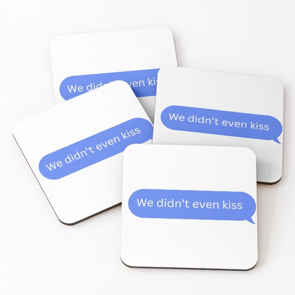 Item preview, WE DIDNT EVEN KISS / HEATED RIVALRY STICKER designed and sold by macyjeanmiles.