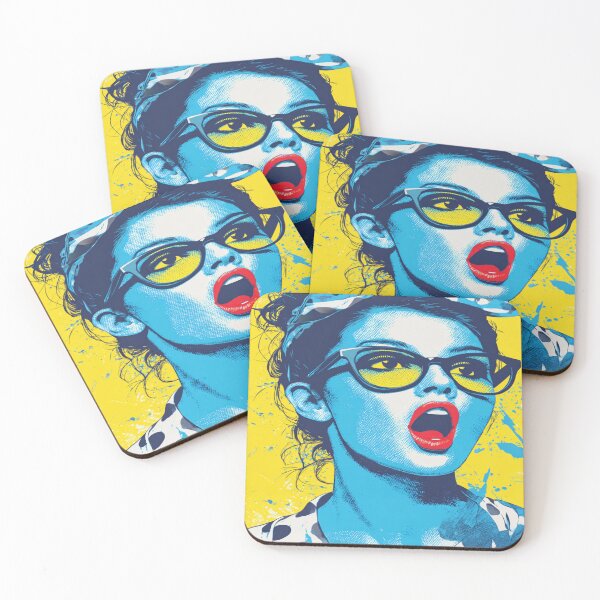 Item preview, Pop Art Girl Style, Wall Art designed and sold by NicolasGlowArt.