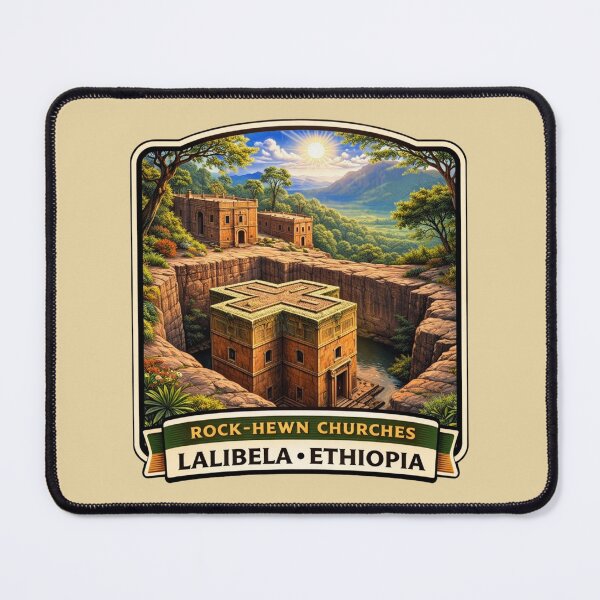 Item preview, Lalibela, Ethiopia - Rock Hewn Churches designed and sold by Myra365Art.