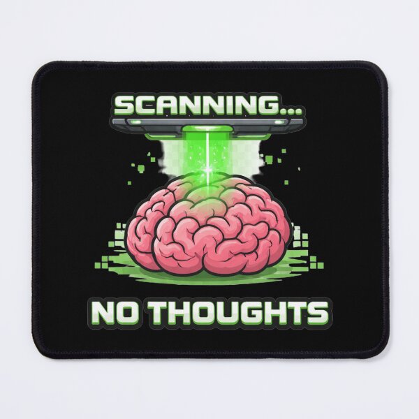 Item preview, Scanning… No Thoughts Shirt – Funny Tech Humor T-Shirt designed and sold by Tropivaro.