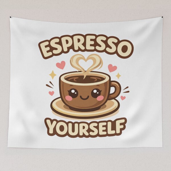 Item preview, Espresso Yourself – Funny Coffee Pun Caffeine Lover Design designed and sold by rushaib.