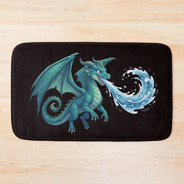 Item preview, Cute Water Dragon - Majestic Aqua Creature Cartoon designed and sold by WalterAdd.