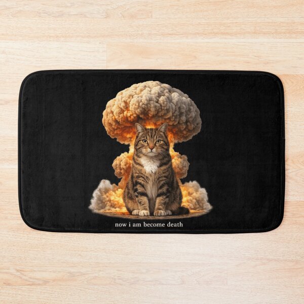 Item preview, Cattenheimer – Now I Am Become Death - Atomic Cat Meme designed and sold by MaxLevelMerch.