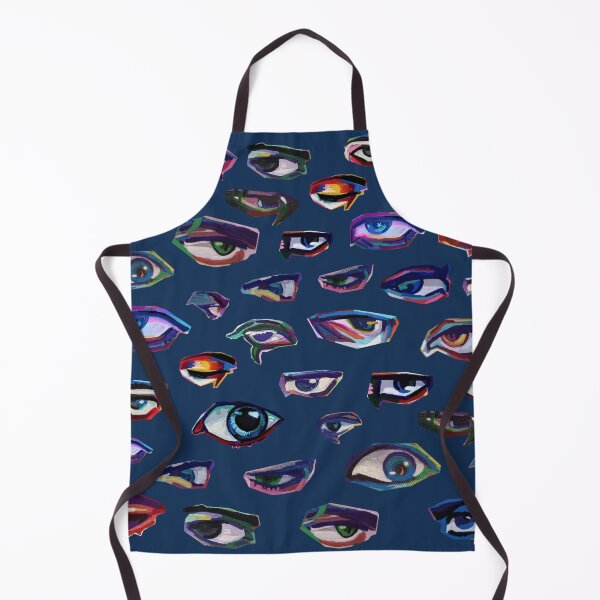 Item preview, Eyes pattern (blue) - traditional/digital mix designed and sold by Viggorbiggor.