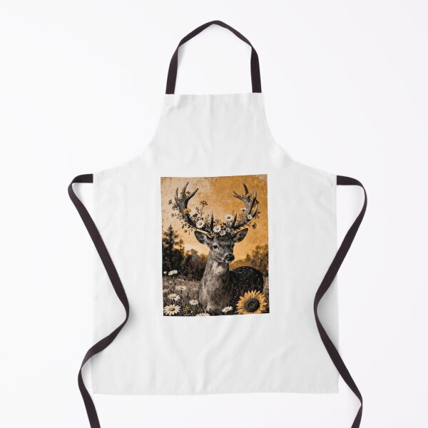 Item preview, Stag with floral antlers designed and sold by paulrommer.