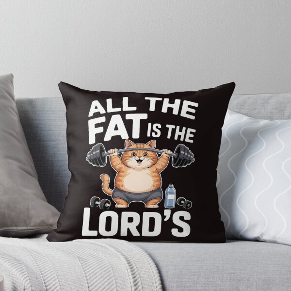 Item preview, All The Fat Is The Lord's – Funny Christian Workout Gym Lover Design designed and sold by Redgiant87x.