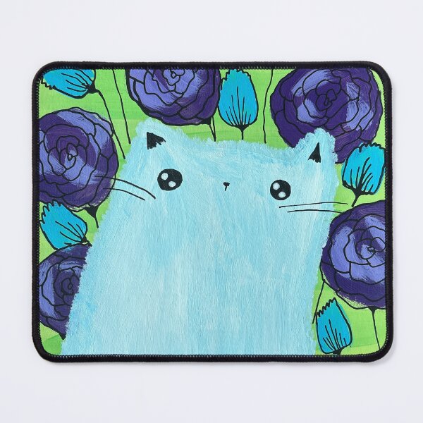 Item preview, In Purple Roses - Floral Cat - Day 65 of 365 designed and sold by BeeandKiwi.