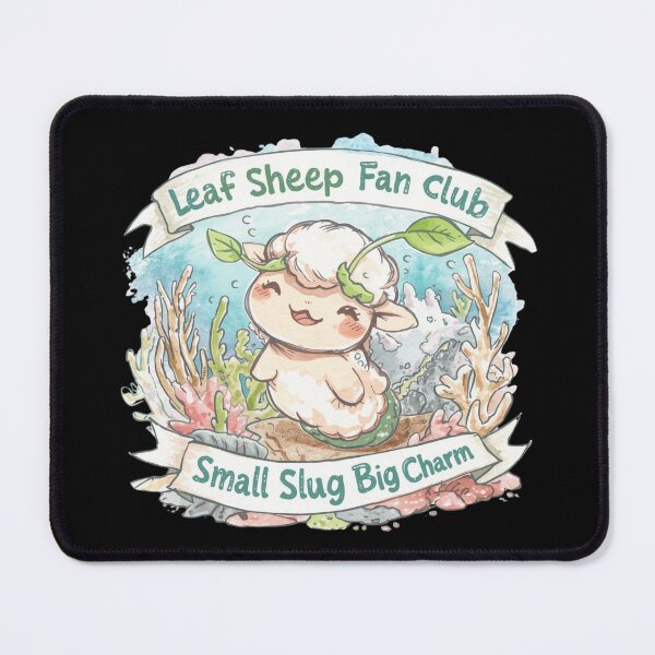 Item preview, Leaf Sheep Fan Club – Ocean Cutest Slug designed and sold by KapiPrint.