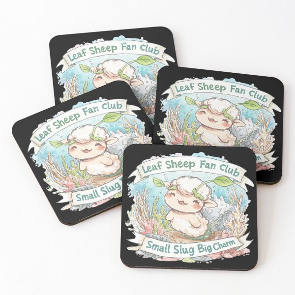 Item preview, Leaf Sheep Fan Club – Ocean Cutest Slug designed and sold by KapiPrint.