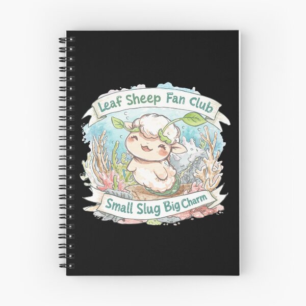 Item preview, Leaf Sheep Fan Club – Ocean Cutest Slug designed and sold by KapiPrint.