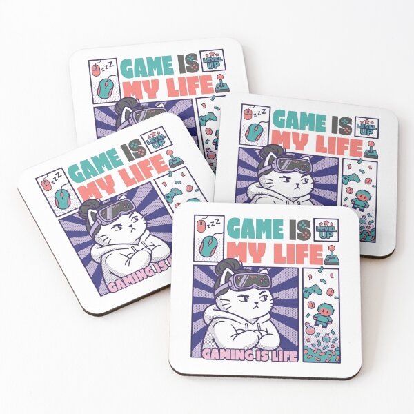 Item preview, Gamer cat designed and sold by uniqueuwu.
