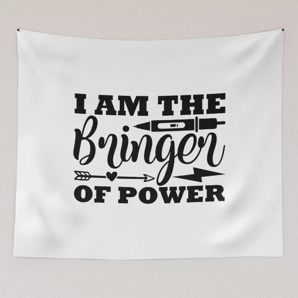 Item preview, I Am The Bringer Of Power - Funny Electrician Sparky Trade Hero designed and sold by FuzionRaptor.