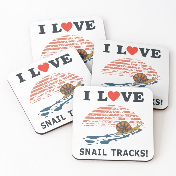 Item preview, I love snail tracks! designed and sold by NicMacTees.