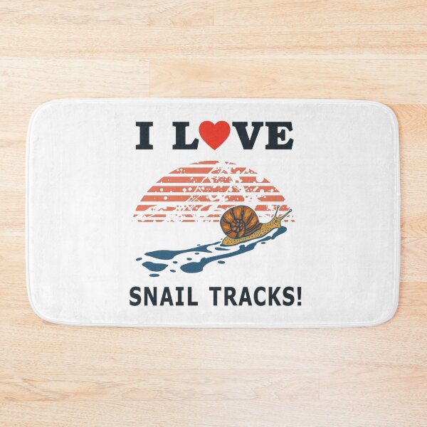 Item preview, I love snail tracks! designed and sold by NicMacTees.