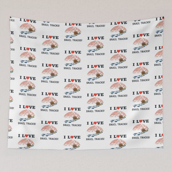 Item preview, I love snail tracks! designed and sold by NicMacTees.