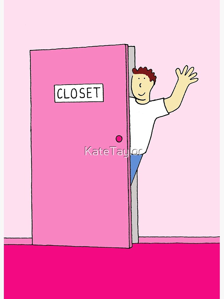 Coming Out Of The Closet Congratulations Greeting Card By
