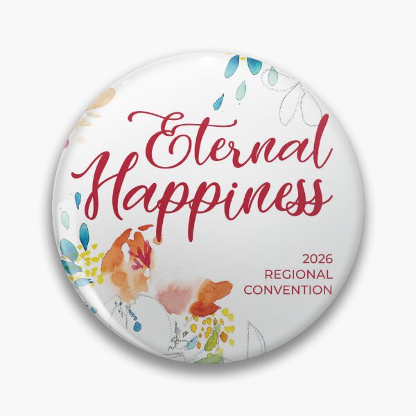 Item preview, JW Regional Convention 2026 "Eternal Happiness" designed and sold by LiliGalerie.
