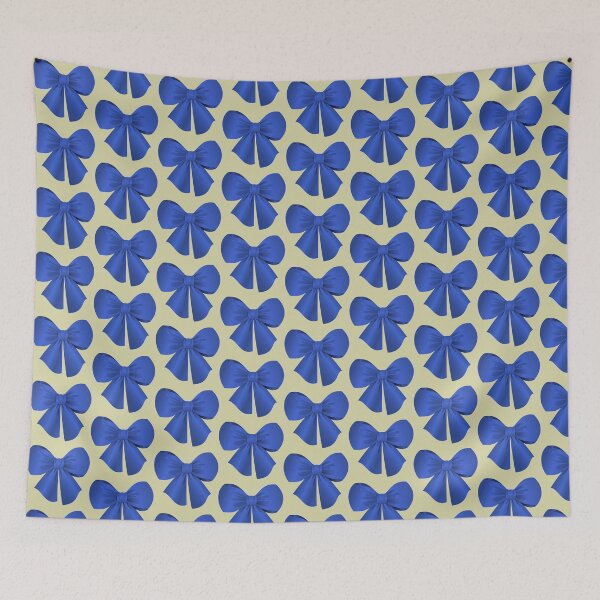 Item preview, Royal Blue Satin Bow - Coquette Aesthetic Art designed and sold by Artsy Corner.