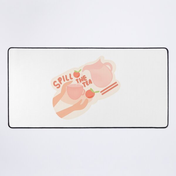 Item preview, Spill the Tea – Pink Gradient Teacup with Cherry and Hands designed and sold by NixsasaCute.
