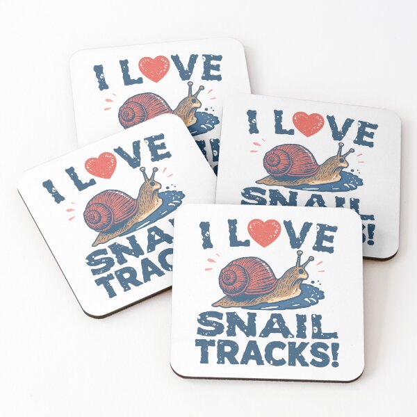 Item preview, I love snail tracks! designed and sold by NicMacTees.
