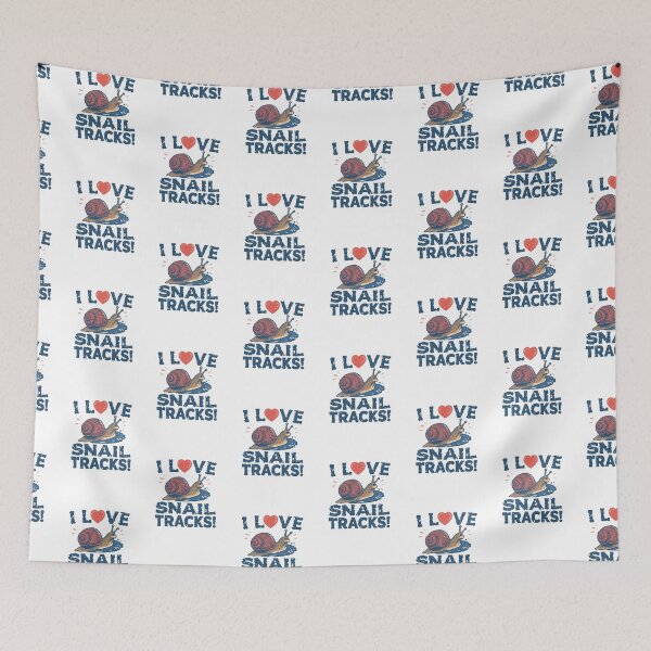 Item preview, I love snail tracks! designed and sold by NicMacTees.