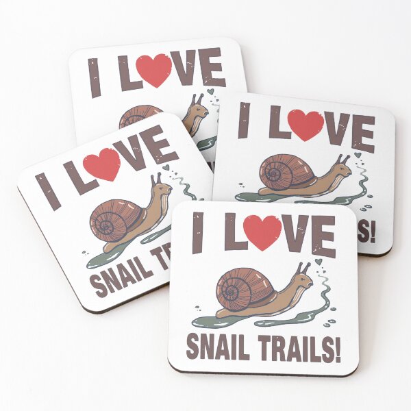 Item preview, I love snail trails! designed and sold by NicMacTees.