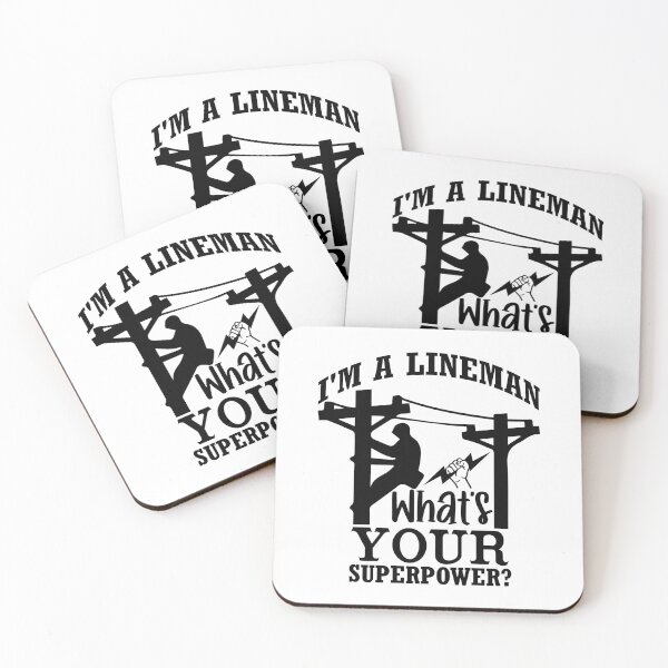 Item preview, I'm A Lineman What's Your Superpower - Funny Sparky Trade Hero designed and sold by FuzionRaptor.