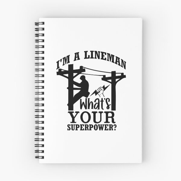 Item preview, I'm A Lineman What's Your Superpower - Funny Sparky Trade Hero designed and sold by FuzionRaptor.