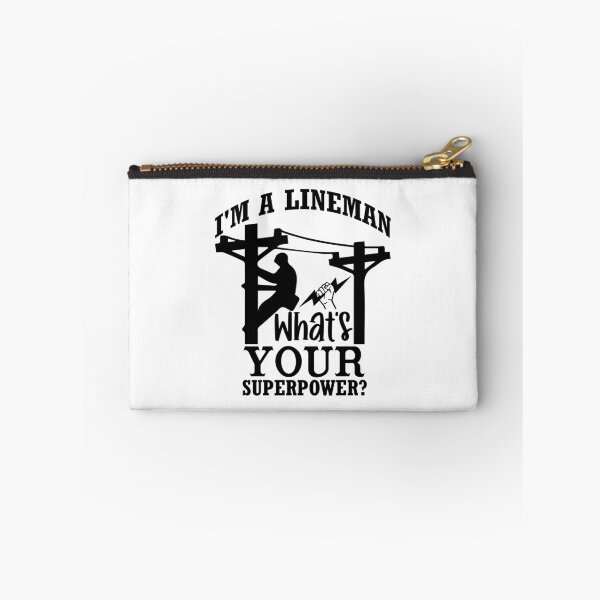 Item preview, I'm A Lineman What's Your Superpower - Funny Sparky Trade Hero designed and sold by FuzionRaptor.