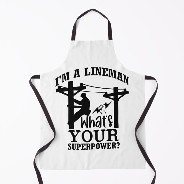 Item preview, I'm A Lineman What's Your Superpower - Funny Sparky Trade Hero designed and sold by FuzionRaptor.