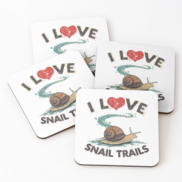 Item preview, I love snail trails! designed and sold by NicMacTees.