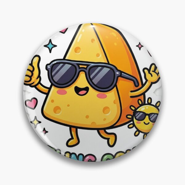 Item preview, Cute "Feeling Gouda" Cheese Pun Kawaii Sticker designed and sold by fashion by sej.