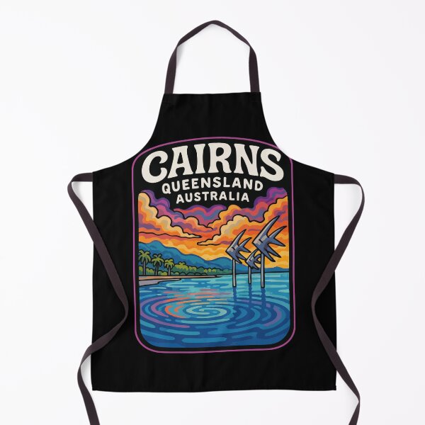 Item preview, Cairns Queensland Australia Colorful Trippy Travel designed and sold by TomFrontierArt.