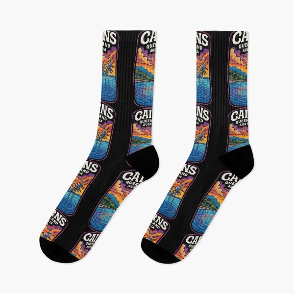 Item preview, Cairns Queensland Australia Colorful Trippy Travel designed and sold by TomFrontierArt.