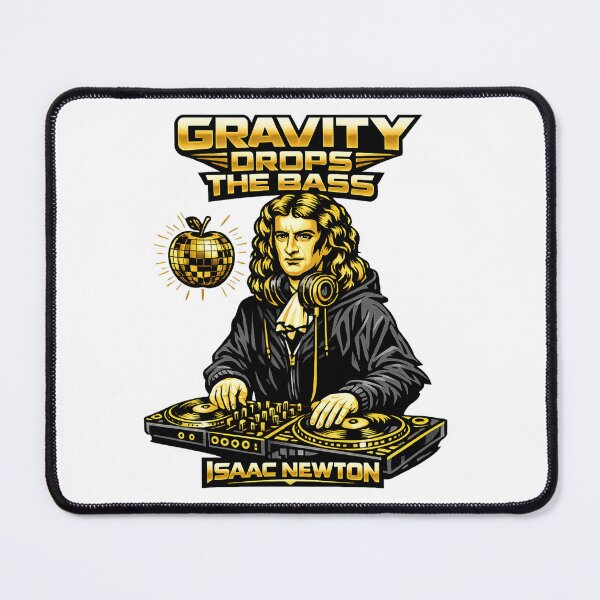 Item preview, Newton at the Gravity Club designed and sold by ZenRave Designs.